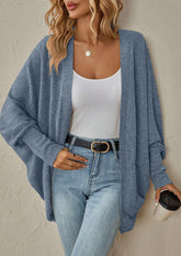 Bat Sleeve Knitted Casual Cardigan